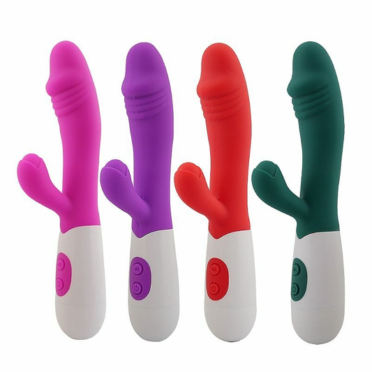 Vibrador de Ponto G e Clitóris - Á Pilhas - SI