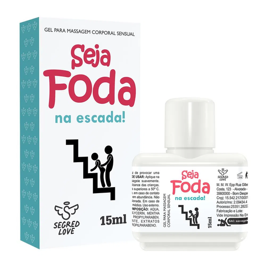 GEL ADSTRINGENTE SEGRED LOVE SEJA FODA NA ESCADA 15ML