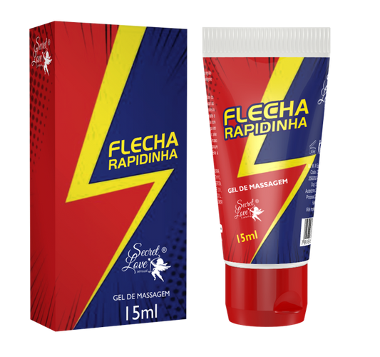 GEL LUBRIFICANTE BEIJÁVEL SEGRED LOVE FLECHA RAPIDINHA 15ML