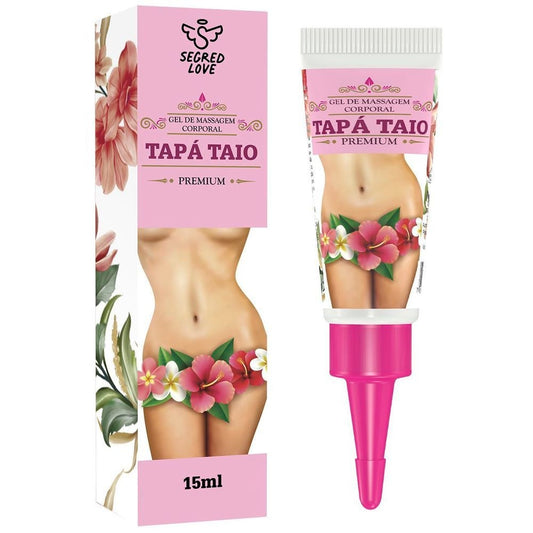 GEL DE MASSAGEM CORPORAL ADSTRINGENTE SEGRED LOVE  TAPA TAIO 15ML