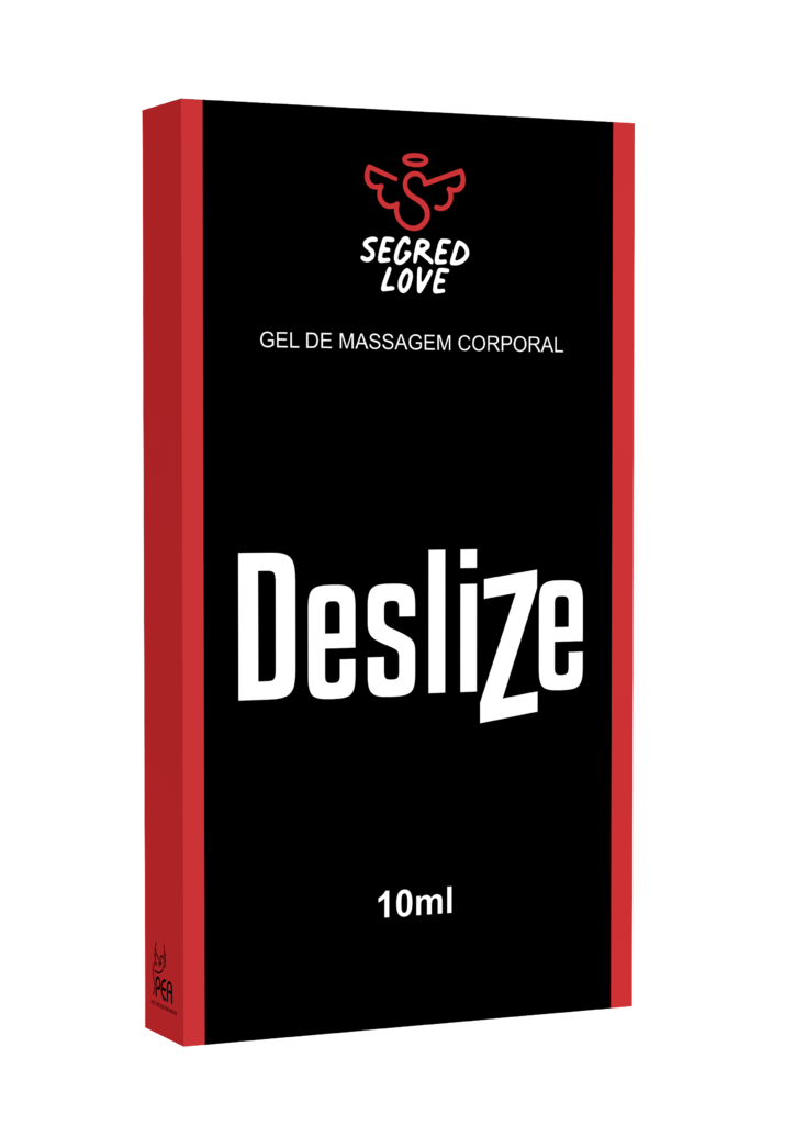 GEL DE MASSAGEM CORPORAL LUBRIFICANTE DESLIZE SACHE 10ML SEGRED LOVE - 3 unidades