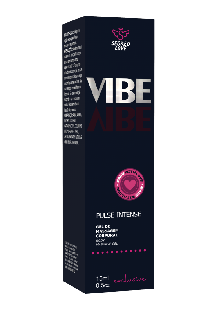 Gel de Massagem Corporal Vibe Pulse Intense Segred Love 15ml